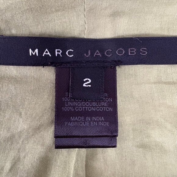 Vintage Marc Jacobs Embroidered Cream and Pink Floral Jacket size 4 - Picture 14 of 15